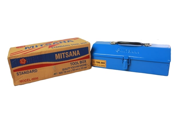 MITSANA กล่องเครื่องมือสีน้ำเงิน 1 ชั้น 12นิ้ว MINI #00 ยxกxส=11.81x5.31x3.54