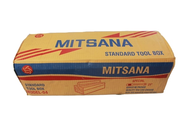 MITSANA กล่องเครื่องมือสีแดง 2 ชั้น 21นิ้ว #04 ยxกxส=20.86x7.87x6.29