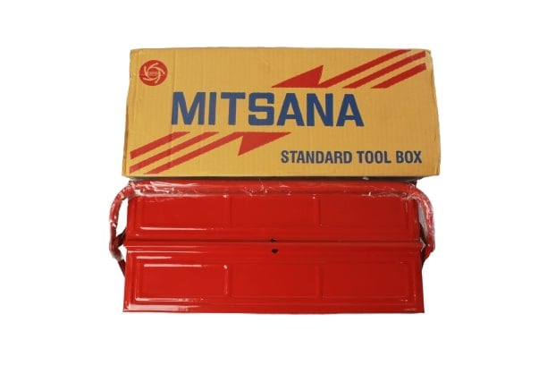 MITSANA กล่องเครื่องมือสีแดง 3 ชั้น 18นิ้ว #05 ยxกxส=17.71x7.87x8.26