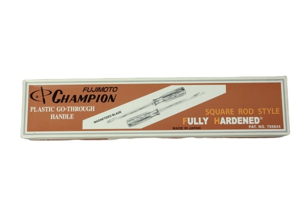 CHAMPION ไขควงแกนดำทลุ ปากแฉก 130K 12นิ้ว (ราคาต่ออัน , 1 กล่องมี 6 อัน)