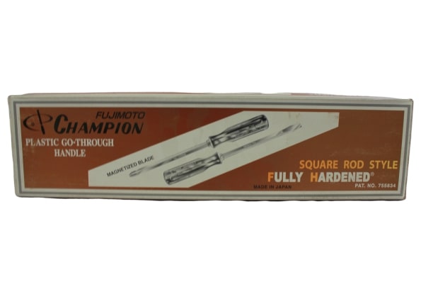 CHAMPION ไขควงแกนดำไม่ทลุ ปากแฉก 130F 10นิ้ว (ราคาต่ออัน , 1 กล่องมี 6 อัน)