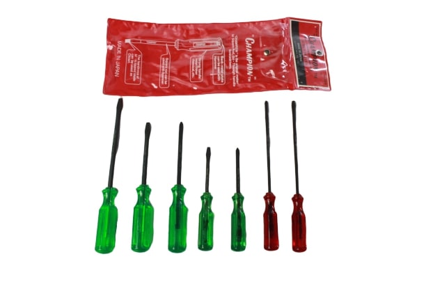 SKI - สกี จำหน่ายสินค้าหลากหลาย และคุณภาพดี | CHAMPION ไขควงแกนดำไม่ทลุ 7 ตัวชุด #KB3