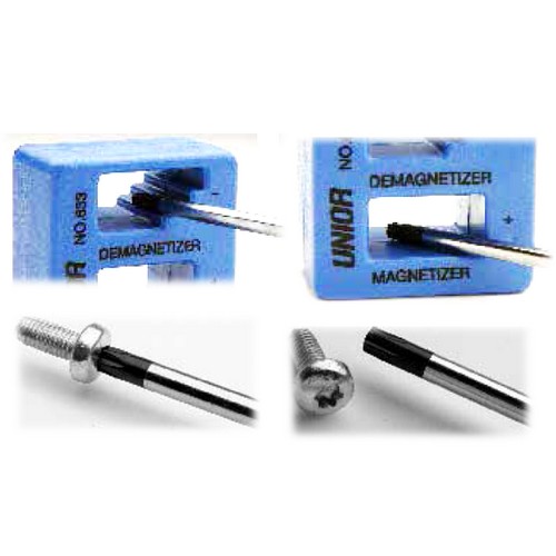 SKI - สกี จำหน่ายสินค้าหลากหลาย และคุณภาพดี | UNIOR 633 ตัวถอนและอัดแม่เหล็ก 30mm.x52mm. สำหรับไขควง (ทำให้ไขควงเป็นแม่เหล็ก)