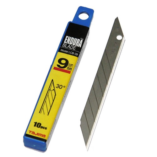SKI - สกี จำหน่ายสินค้าหลากหลาย และคุณภาพดี | TAJIMA #LCB-39 ใบคัตเตอร์ 30 องศา 9mm.