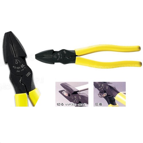 SKI - สกี จำหน่ายสินค้าหลากหลาย และคุณภาพดี | KEIBA คีมปากจิ้งจกย้ำหัวสาย(รุ่นใหม่) PHL-129C 240 มิล