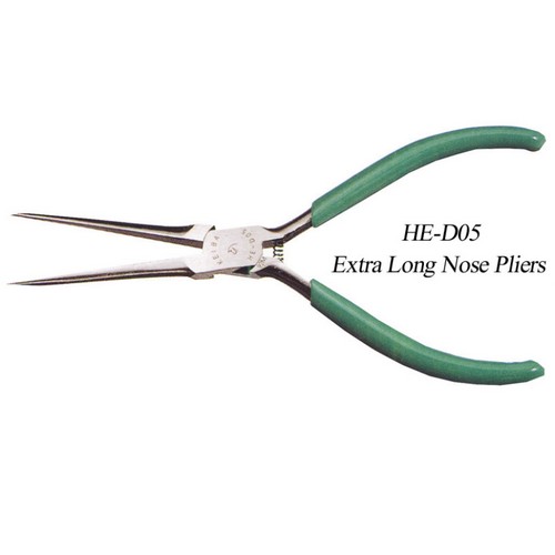 SKI - สกี จำหน่ายสินค้าหลากหลาย และคุณภาพดี | KEIBA คีมปากแหลม ยาวมินิ ด้ามเขียว 6นิ้ว ตรง HE-D05