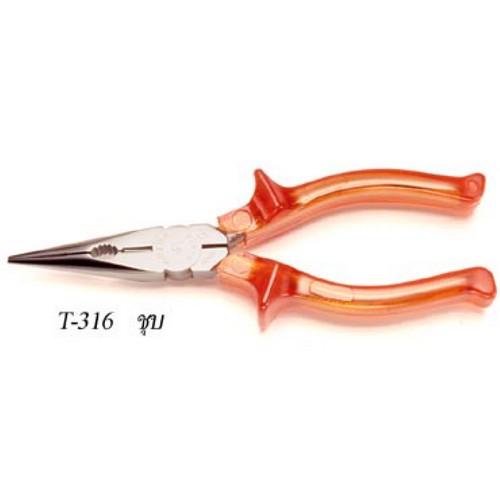 SKI - สกี จำหน่ายสินค้าหลากหลาย และคุณภาพดี | KEIBA คีมปากแหลม ด้ามหนา ชุบ T308-8นิ้ว