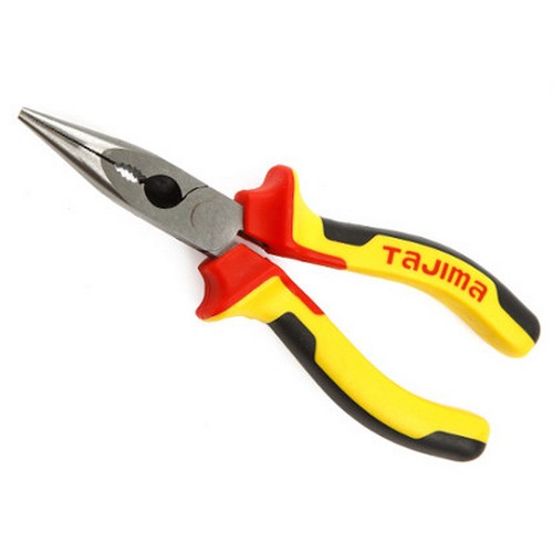 SKI - สกี จำหน่ายสินค้าหลากหลาย และคุณภาพดี | TAJIMA #SHP-L8 คีมปากแหลม 8นิ้ว [6อัน/กล่อง]