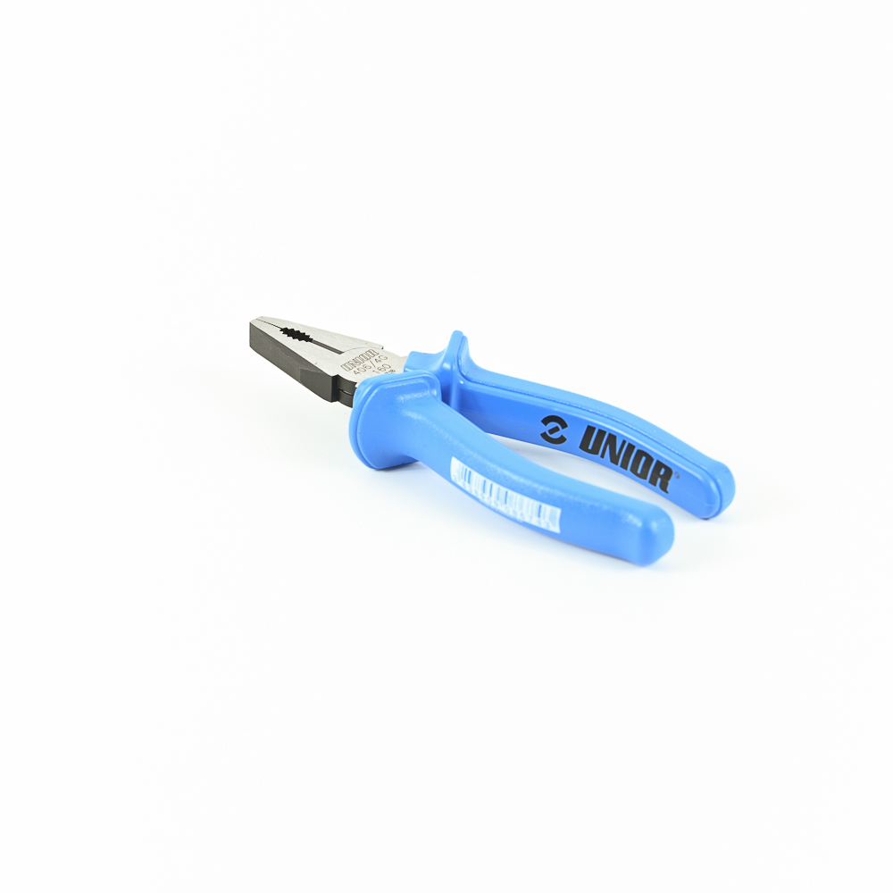 UNIOR 406/4G คีมปากจิ้งจก 6นิ้ว ด้ามฟ้ามีปีก (408B)