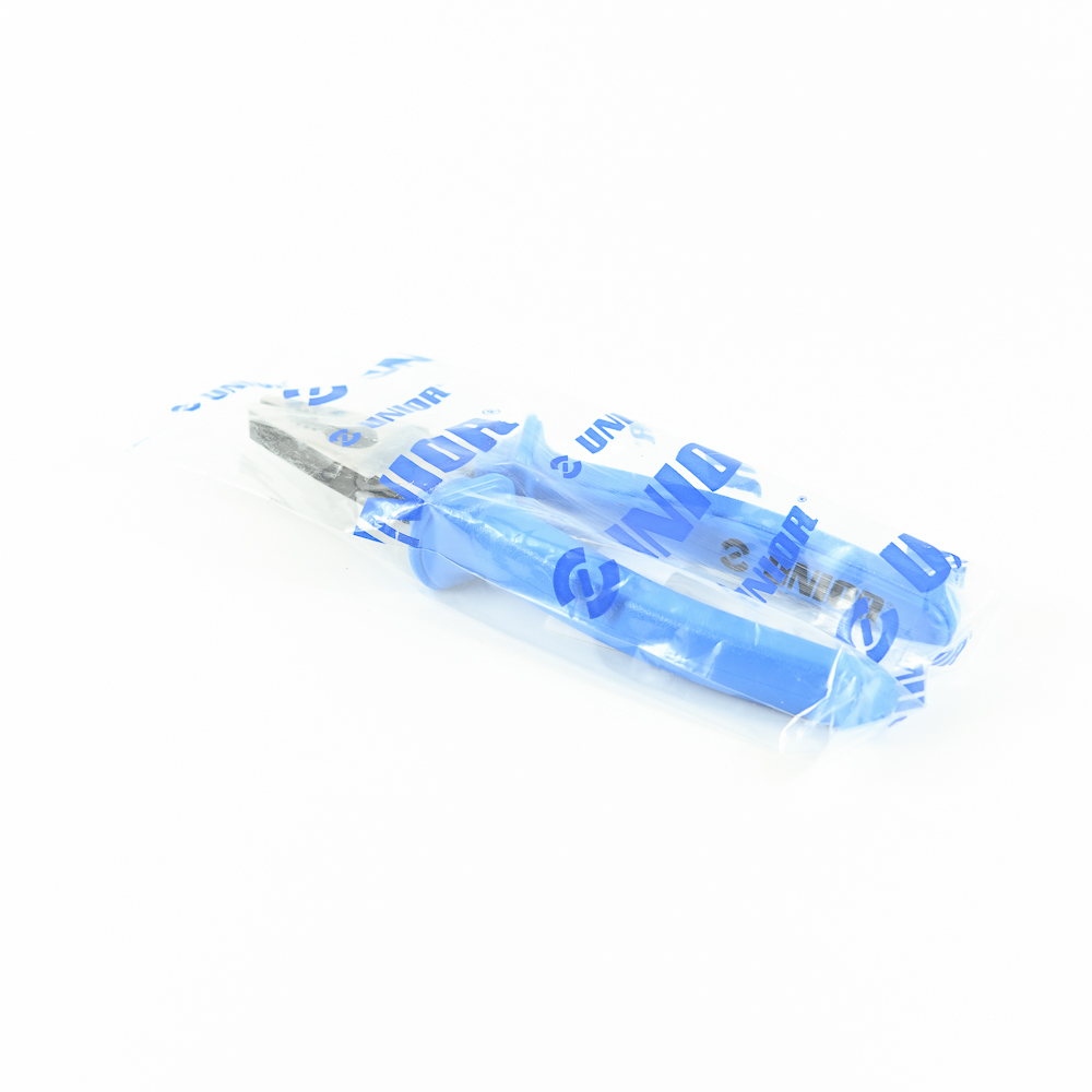 UNIOR 406/4G คีมปากจิ้งจก 8นิ้ว ด้ามฟ้ามีปีก (408B)