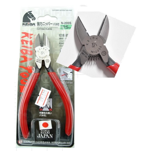 SKI - สกี จำหน่ายสินค้าหลากหลาย และคุณภาพดี | KEIBA คีมปากเฉียง ด้ามบาง N205S-5นิ้ว รูเดียว