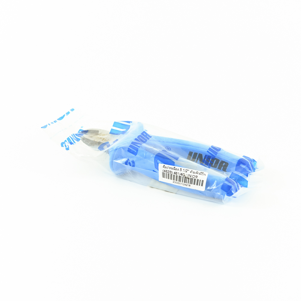 UNIOR 461/4G คีมปากเฉียง 5.1/2นิ้ว ด้ามฟ้ามีปีก (462B)