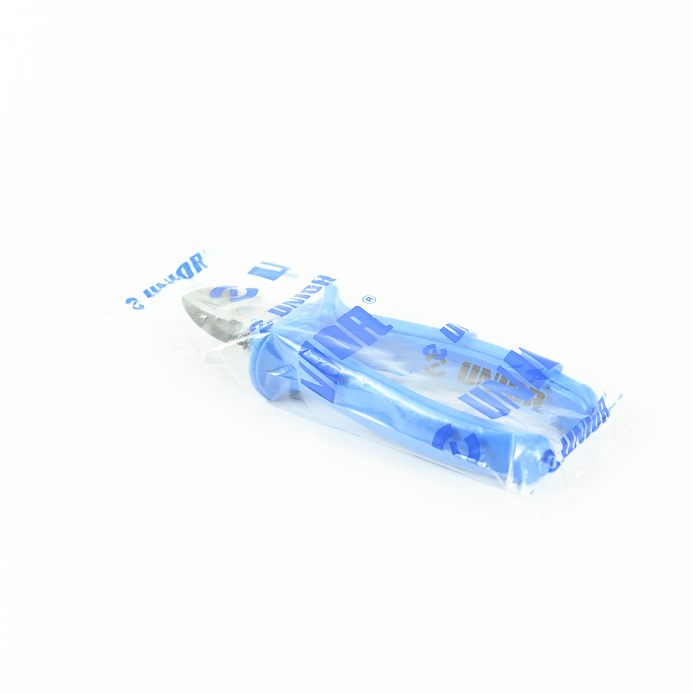 UNIOR 461/4G คีมปากเฉียง 6.1/4นิ้ว ด้ามฟ้ามีปีก (462B)