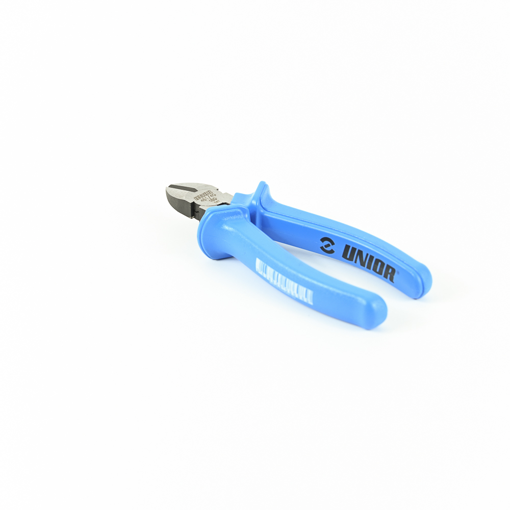 UNIOR 461/4G คีมปากเฉียง 6.1/4นิ้ว ด้ามฟ้ามีปีก (462B)