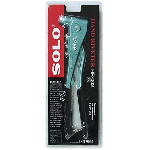 SOLO HR-002 คีมย้ำตะปูรีเวทย์ CODE 6409 (6อัน/กล่อง)