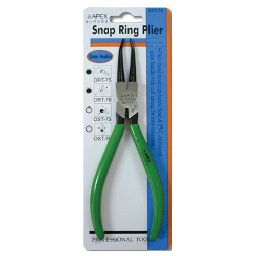 SKI - สกี จำหน่ายสินค้าหลากหลาย และคุณภาพดี | APEX คีมหนีบแหวนปากตรง 9นิ้ว DST-9S แหวนล็อค 32-80 mm.