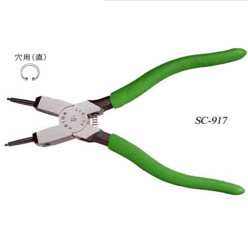 SKI - สกี จำหน่ายสินค้าหลากหลาย และคุณภาพดี | KEIBA คีมหนีบแหวนปากตรง 7นิ้ว #SC-917