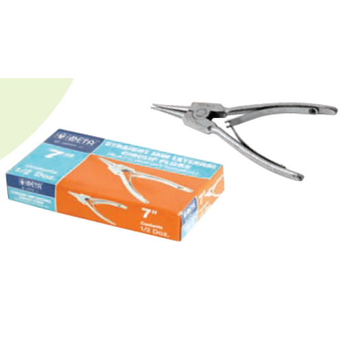 SKI - สกี จำหน่ายสินค้าหลากหลาย และคุณภาพดี | META คีมหนีบแหวนปากตรง 7นิ้ว ชุบโครเมี่ยม (030930)