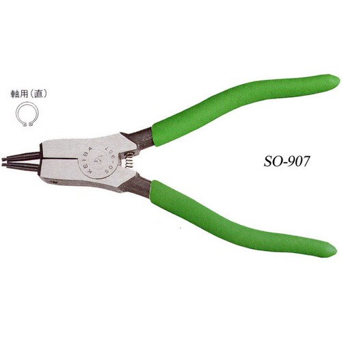 SKI - สกี จำหน่ายสินค้าหลากหลาย และคุณภาพดี | KEIBA คีมถ่างแหวนปากตรง 7นิ้ว #SO-907(งดเปลี่ยน & คืน) KE-6701001