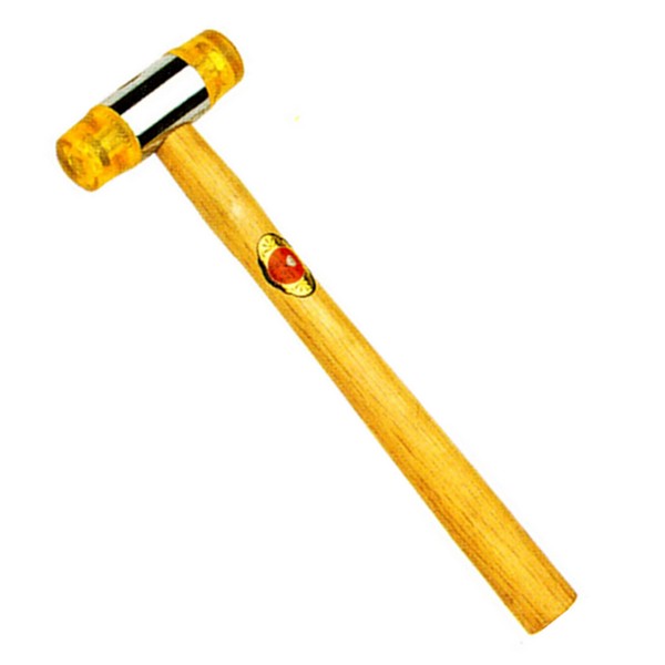 SKI - สกี จำหน่ายสินค้าหลากหลาย และคุณภาพดี | ตราเพชรเซี่ยงไฮ้ ค้อนหัวพลาสติกด้ามไม้ 40 MM.