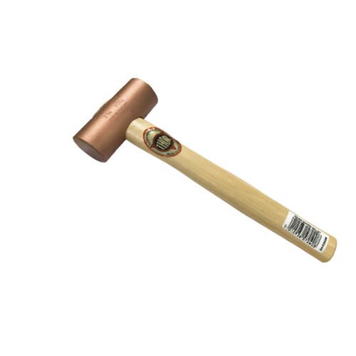 SKI - สกี จำหน่ายสินค้าหลากหลาย และคุณภาพดี | THOR ค้อนทองแดงล้วน หัวกลม ด้ามไม้ 38x89 (24-5704)