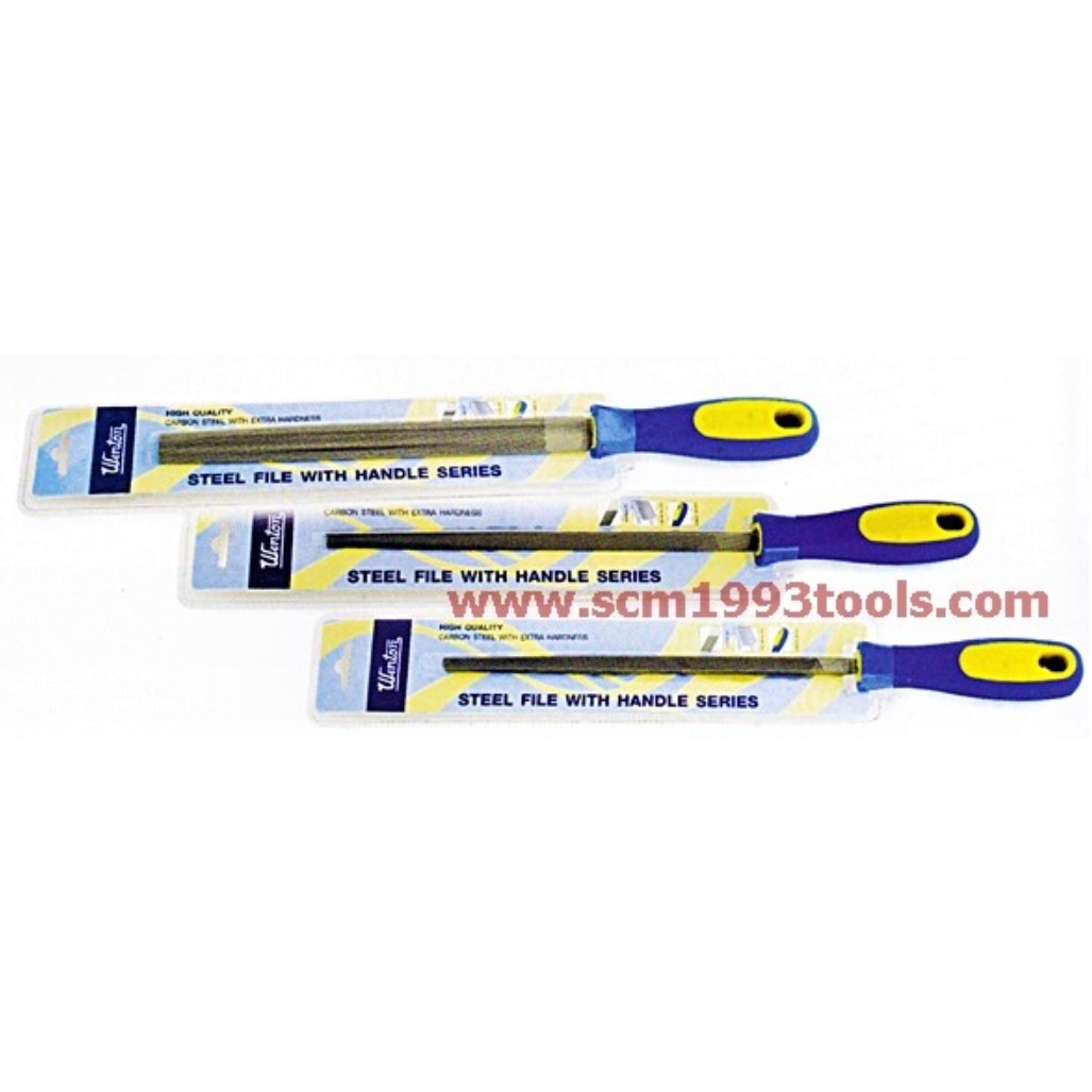 SKI - สกี จำหน่ายสินค้าหลากหลาย และคุณภาพดี | WINTON ตะไบกลมหยาบ 8นิ้ว พร้อมด้าม (ไม่เปลี่ยน,ไม่รับคืน)