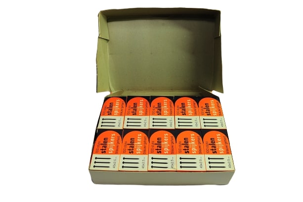 HIZ. ตะปูคอนกรีตดำ 45x2.5mm. กล่องส้ม ขายขั้นต่ำ10กล่องเล็ก
