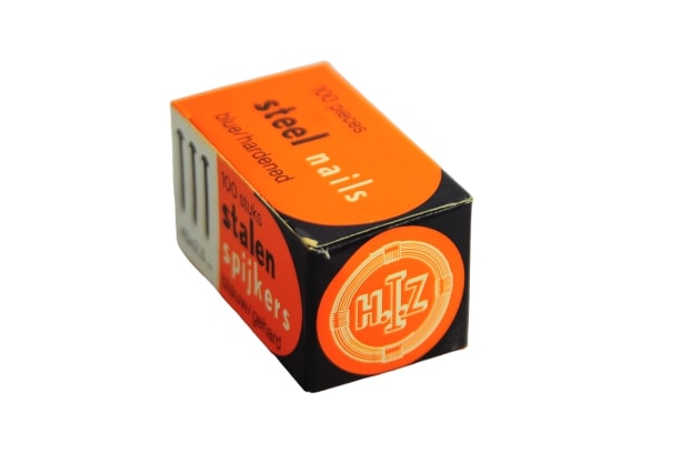 HIZ. ตะปูคอนกรีตดำ 45x2.5mm. กล่องส้ม ขายขั้นต่ำ10กล่องเล็ก