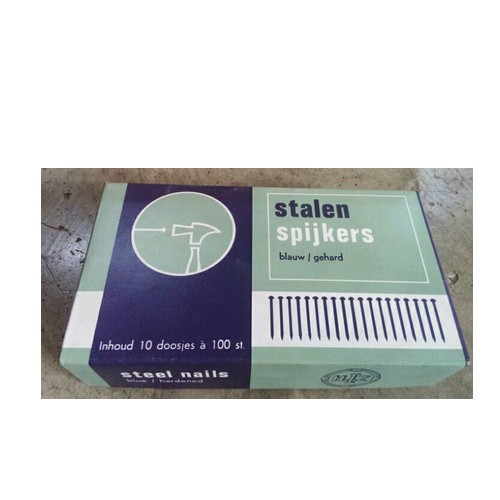 SKI - สกี จำหน่ายสินค้าหลากหลาย และคุณภาพดี | HIZ ตะปูคอนกรีตดำ 25x2.0mm. กล่องเทา ขายขั้นต่ำ10กล่องเล็ก