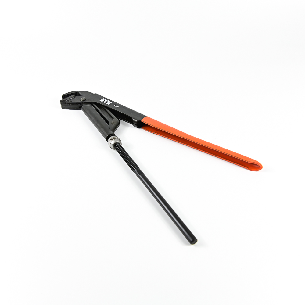 BAHCO จับแป๊ป 2ขา 1.1/2นิ้ว สีส้มดำ #142 (จับสูงสุด2.05นิ้ว)