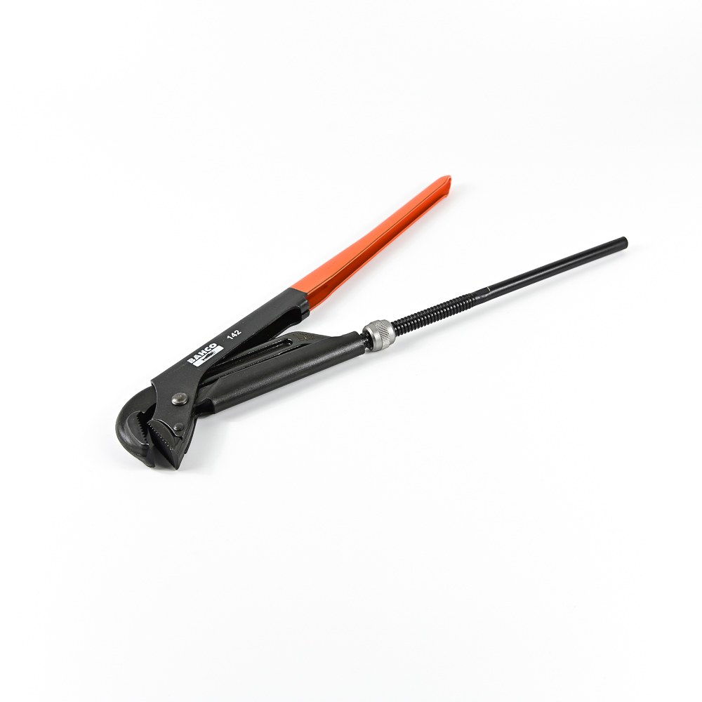 BAHCO จับแป๊ป 2ขา 1.1/2นิ้ว สีส้มดำ #142 (จับสูงสุด2.05นิ้ว)
