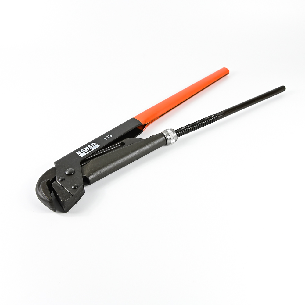 BAHCO จับแป๊ป 2ขา 2.1/2นิ้ว สีส้มดำ #143 (จับสูงสุด3.10นิ้ว)