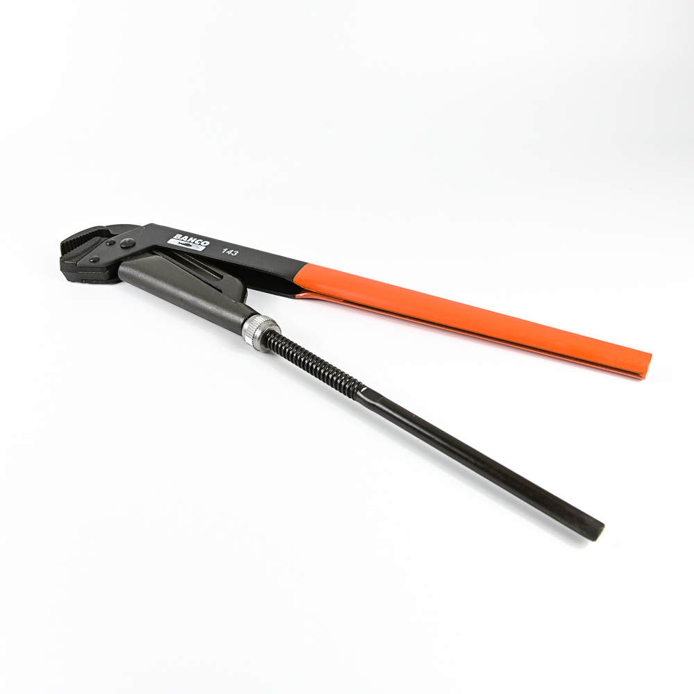BAHCO จับแป๊ป 2ขา 2.1/2นิ้ว สีส้มดำ #143 (จับสูงสุด3.10นิ้ว)