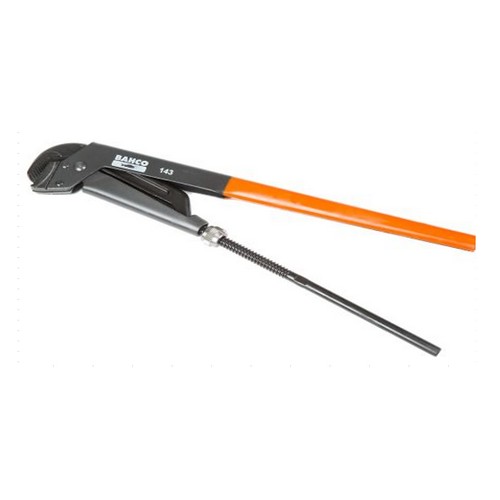 BAHCO จับแป๊ป 2ขา 2.1/2นิ้ว สีส้มดำ #143 (จับสูงสุด3.10นิ้ว)