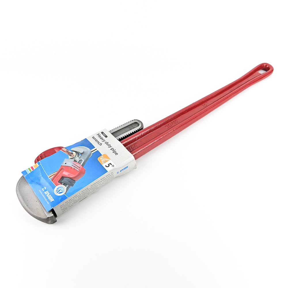 UNIOR 492/6 จับแป๊ปขาเดี่ยว 36นิ้ว (ปาก5นิ้ว) (492)