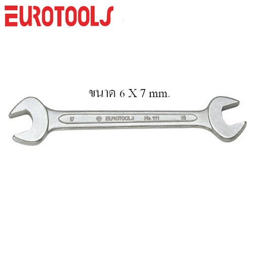 SKI - สกี จำหน่ายสินค้าหลากหลาย และคุณภาพดี | EUROTOOLS 111 ปากตายเดี่ยว 6x7mm.