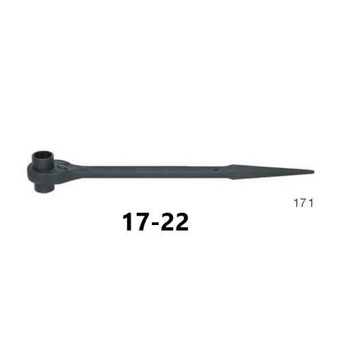 SKI - สกี จำหน่ายสินค้าหลากหลาย และคุณภาพดี | KOKEN 171 แหวนฟรีปลายแหลม 15นิ้ว 17x22mm. 12 เหลี่ยม