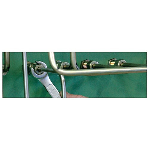 UNIOR 183/2 แหวนผ่าจับแป๊ปเบรค 8x10 mm. 6เหลี่ยม (183)