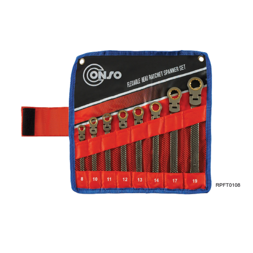 SKI - สกี จำหน่ายสินค้าหลากหลาย และคุณภาพดี | CONSO RPFT0108 แหวนข้างปากตายฟรีสปีด อ่อนตัว 8 ตัวชุด (8-19) [CN-6602001]