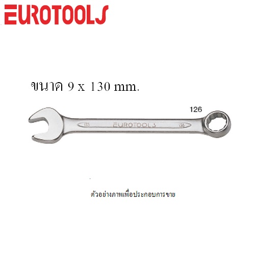 EUROTOOLS 126 แหวนข้างปากตาย 9 mm.