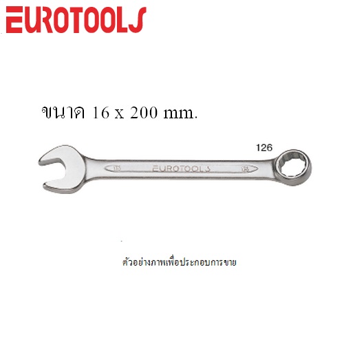 EUROTOOLS 126 แหวนข้างปากตาย 16 mm.