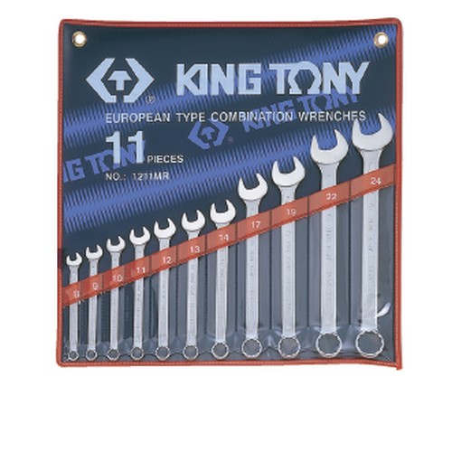 SKI - สกี จำหน่ายสินค้าหลากหลาย และคุณภาพดี | KINGTONY 1211MR แหวนข้างปากตาย 11 ตัวชุดมิล (8-24mm.)