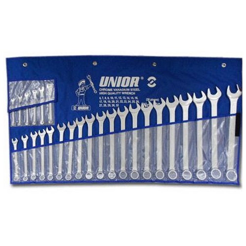 SKI - สกี จำหน่ายสินค้าหลากหลาย และคุณภาพดี | UNIOR 120Set แหวนข้างปากตาย 26 ตัวชุด 6-32mm. ตัวยาว ชุบขาวปัดเงา