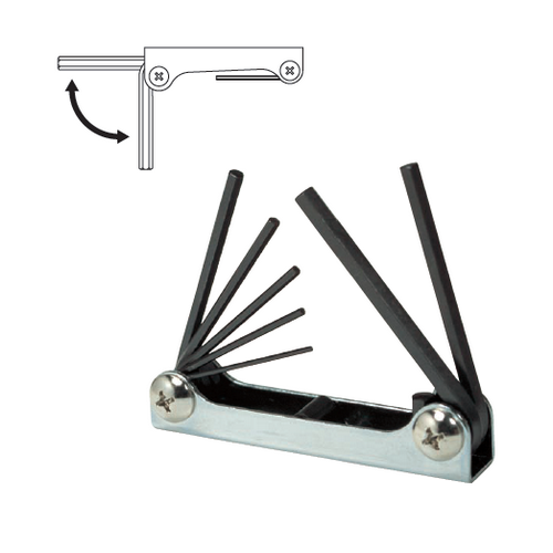 SKI - สกี จำหน่ายสินค้าหลากหลาย และคุณภาพดี | EIGHT หกเหลี่ยมสั้นสีดำชุดตลับ 7 ตัว 1.5 - 6mm