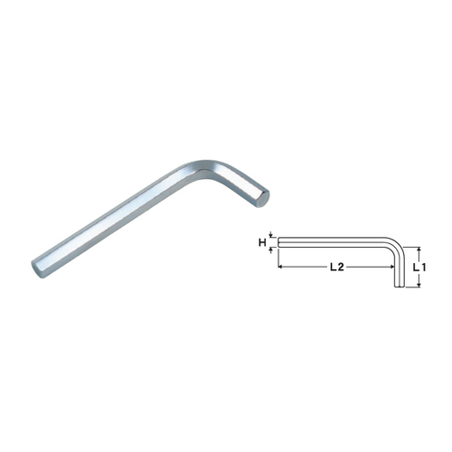 SKI - สกี จำหน่ายสินค้าหลากหลาย และคุณภาพดี | EIGHT หกเหลี่ยมสั้นสีขาว 3/8นิ้ว  (ขายครั้งละ 3 ชิ้น)