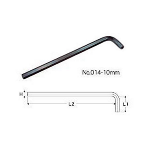 SKI - สกี จำหน่ายสินค้าหลากหลาย และคุณภาพดี | EIGHT หกเหลี่ยมยาวสีดำ 1/8นิ้ว  (ขายครั้งละ 3 ชิ้น)