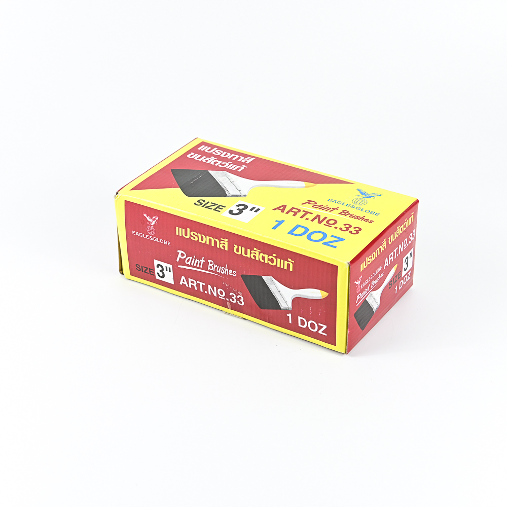Eagle-33 แปรงทาสี 3นิ้ว (30โหล/ลัง)