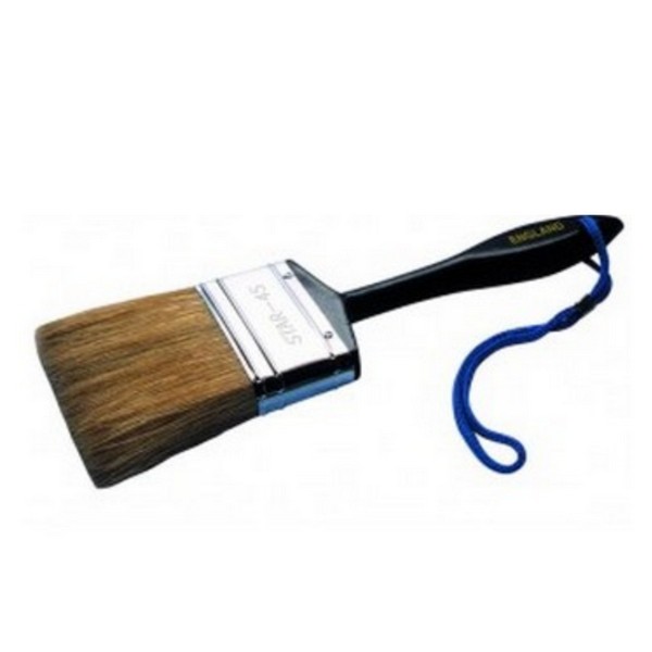 SKI - สกี จำหน่ายสินค้าหลากหลาย และคุณภาพดี | STAR #45 แปรงทาสี 2นิ้ว ขนหนาสีขาว [25โหล/ลัง] (111370)