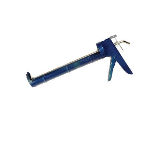 SKI - สกี จำหน่ายสินค้าหลากหลาย และคุณภาพดี | Winton ปืนยิงกาวซิลิโคน รุ่นครึ่งวงกลม สีฟ้า 10นิ้ว