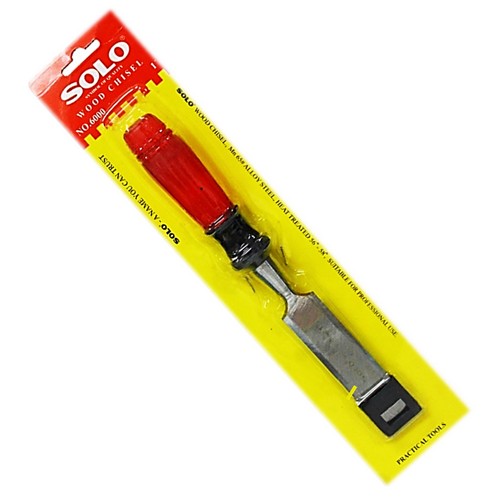 SKI - สกี จำหน่ายสินค้าหลากหลาย และคุณภาพดี | SOLO 6000-1.1/4 สิ่วช่างไม้ด้ามพลาสติก 1.1/4นิ้ว code 6836 (6 อัน/กล่อง)